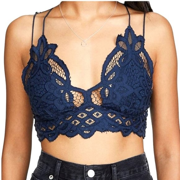 Free People Other - NWT Free People Navy One Adella Bralette Size Large